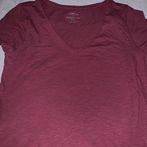 aéropostale burgundy tee